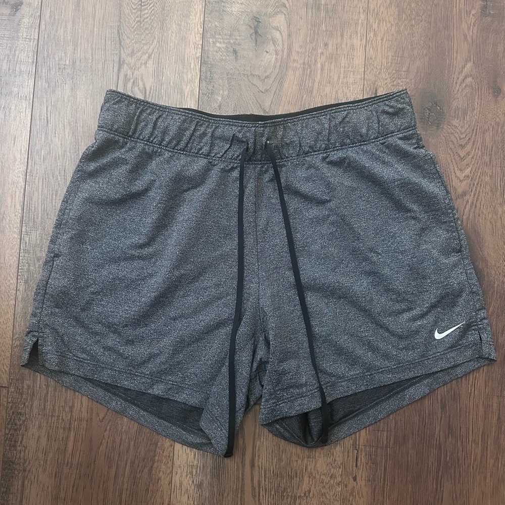 Nike Women’s Dark Gray Athletic Shorts with Drawcord